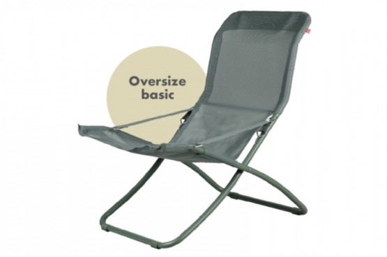 Fiesta 127 - La versione pi&ugrave; semplice prevede un tessuto tecnico ( Texfil, Poliestere o Acripol) oppure in juta, sul telaio in acciaio verniciato o cromato.